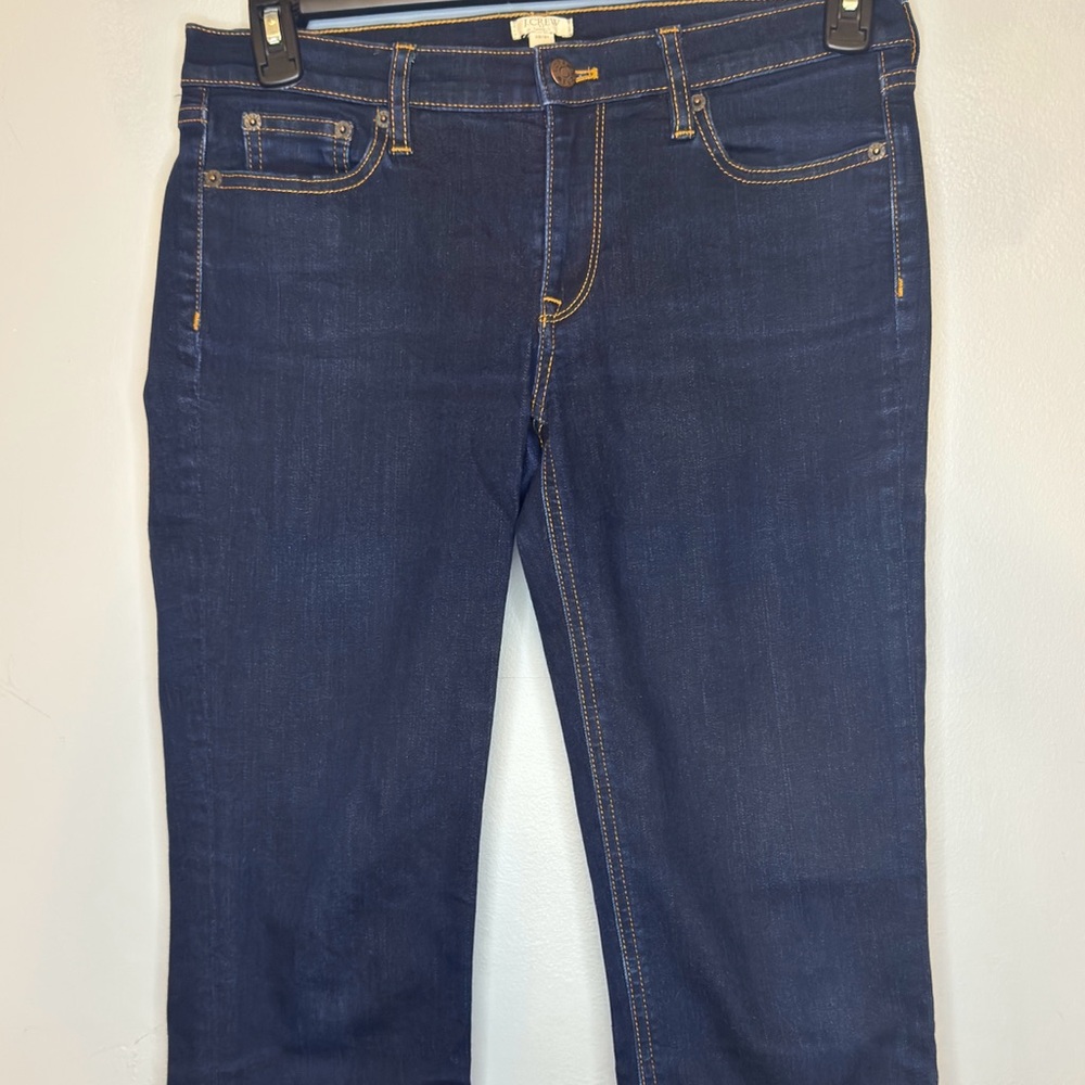 J. Crew Low-Rise Dark Blue Skinny Leg Jeans Size 28/31